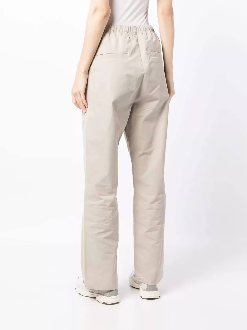 Cheap FEAR OF GOD ESSENTIALS high-waisted drawstring trousers Women 0118