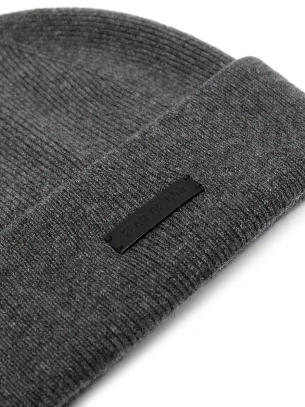 Cheap Fear Of God logo-patch beanie Men 0123