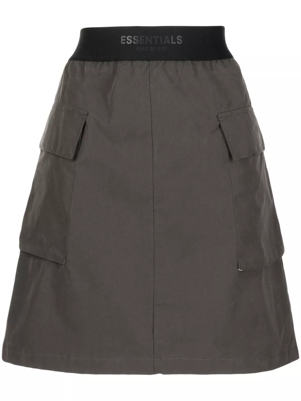 Cheap FEAR OF GOD ESSENTIALS flap-pocket midi skirt Women 0118