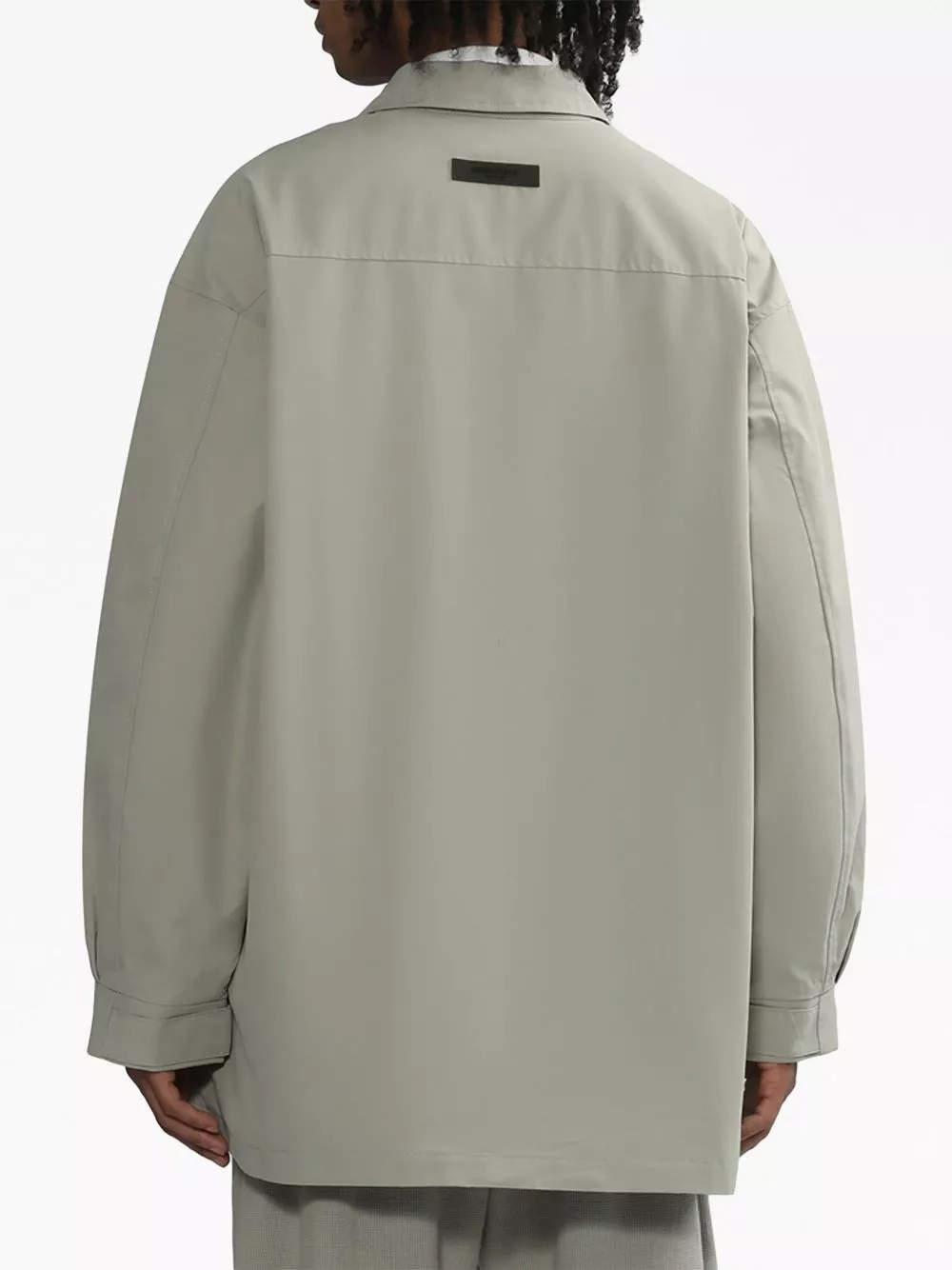 Affordable FEAR OF GOD ESSENTIALS logo-patch jacket Men 0130