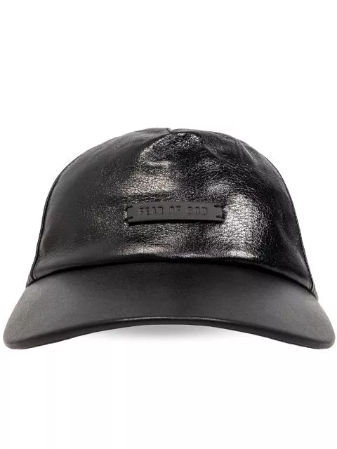 Cheap Fear Of God leather baseball cap Men 0122