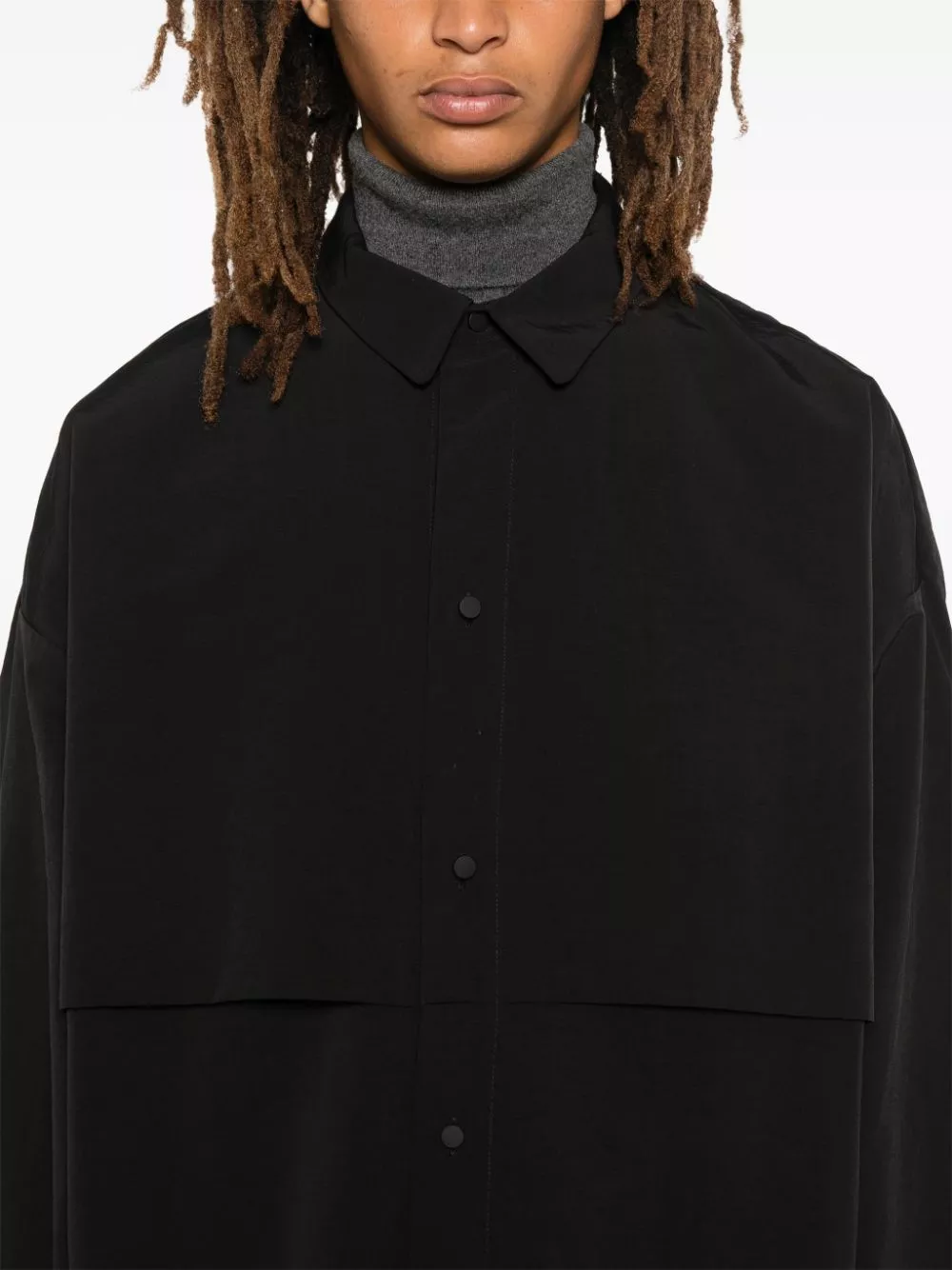 Affordable FEAR OF GOD ESSENTIALS storm-flap overshirt Men 0114