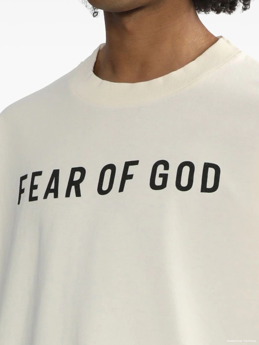 Cheap logo-print Of Men T-shirt Fear God 0215